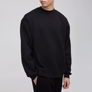 Sweat-shirt en molleton surdimensionné pour homme – Coupe décontractée, pull décontracté - Product Image 1