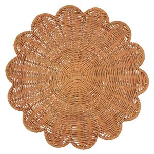 Nuevo mantel individual ecológico de ratán festoneado, hecho a mano en Vietnam, color y tamaño OEM/ODM, precio mayorista para compradores globales. - Product Image 5