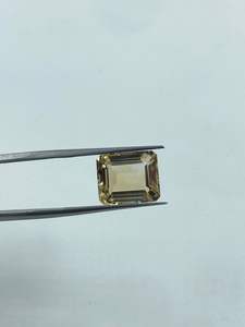 พลอยซิทรินธรรมชาติทรงบาแกตต์สีเหลืองอ่อนสำหรับทำเครื่องประดับ - Product Image 3