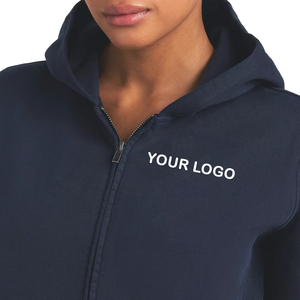 Conjunto de 2 piezas para mujer, sudadera con capucha de algodón y forro polar, minifalda, conjunto oversize, ropa de descanso, ropa urbana gruesa, personalizado OEM, marca privada - Product Image 2