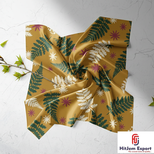 Bufandas Personalizadas Premium con Diseño Impreso, Tela con Sensación de Seda, Servicio de Etiqueta Blanca, Pedidos al por Mayor, MOQ Bajo, Mejora de Marca - Product Image 5