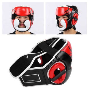 Casco de boxeo de cuero al por mayor de alta calidad, protector de cabeza MMA, protección de cabeza para adultos, protector de boxeo, cabeza de Kick Boxing personalizada Guar - Product Image 4