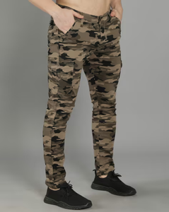 Pantalones de Trabajo Ligeros de Camuflaje para Hombre, Overoles Holgados con Cintura Media, Pantalones Cargo para Trabajadores de la Construcción - Product Image 1