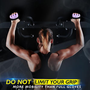 Guantes Deportivos Transpirables de Medio Dedo para Gimnasio, Levantamiento de Pesas, con Palmas Acolchadas, Ligeros, Cómodos y con Soporte - Product Image 5