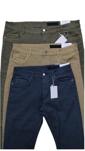 Pantalon chino droit taille mi-haute pour homme, en sergé de haute qualité, tissu Oxford écologique, décontracté, délavé, prix de gros du Bangladesh - Product Image 5