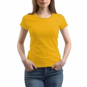T-shirt à col rond pour femmes, coupe régulière, manches courtes, vêtements décontractés pour les fêtes, vêtements tendance - Product Image 2