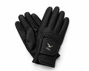 Guantes de Golf de Cuero Genuino Negro con Logotipo Personalizado Premium, Alta Adherencia, Acolchados, Suaves y Transpirables, para Hombre y Mujer - Product Image 2