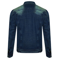 Veste en jean pour homme respirante, réversible, imperméable, 100% coton, service OEM, nouveau style, tendance, prix de gros avantageux
