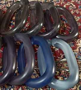 Modelo Moderno de Eslabones de Cadena Hechos a Mano en Resina para Decoración de Mesa y Pared en Sala de Estar y Dormitorio, Decoración para el Hogar Económica - Product Image 6