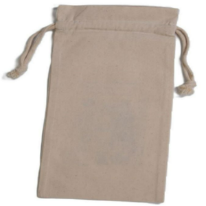 Pochette à cordon personnalisable en coton 100% biologique, sac cadeau de taille moyenne écologique et tendance pour une utilisation promotionnelle - Product Image 5