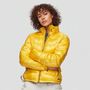 Women Outdoor Down Jacket Coat Zipper Hood Winter Down <b>Padded</b> Jacket Women's Street Style Zipper <b>Padded</b> Jackets Tops Ladies - Product Image 3