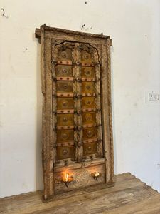 Ventana de Madera Maciza Tallada a Mano, Estilo Moderno Vintage, Decoración para el Hogar, Ecológica, Duradera y Versátil, para Sala de Estar, Dormitorio, Comedor - Product Image 2