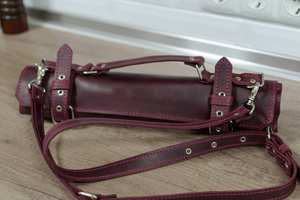 Bolsa de Almacenamiento para Cuchillos de Chef, Hecha a Mano, de Cuero Genuino, de Lujo, a Prueba de Olores, Protección Duradera, Diseño Moderno para Chefs de Restaurantes - Product Image 2