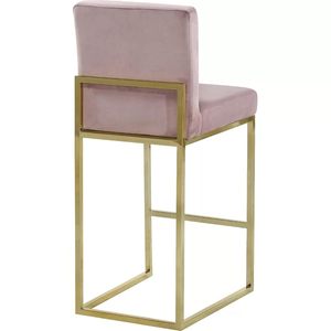 American Style Vintage Bar <b>Stool</b> <b>Seat</b> Metal Frame High Feet Cafe Restaurant and Bar Chair Bar <b>Stool</b> Modern Kitchen - Product Image 3