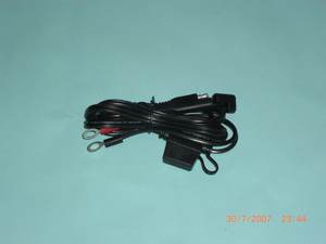 CABLE DE ALIMENTACIÓN 6,4 18AWG SAE CONECTOR DE ENCHUFE 7.5A FUSIBLE DE MOLDURA MM CONJUNTO DE CABLE DE TERMINAL DE ANILLO - Product Image 5