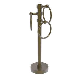 Oval <b>Towel</b> <b>Stand</b> with Venetian Bronze Finished Freestanding Bathroom <b>Towel</b> Holder Elegant Metal Drying <b>Rack</b> - Product Image 4