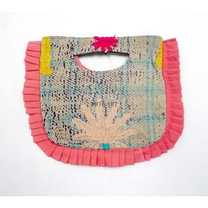 Sac à bandoulière messager pour femme, style bohème tendance, design kantha, fait main, léger, grand format, pour voyage et usage quotidien - Product Image 6
