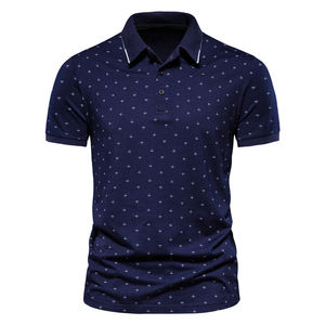 Camisetas Polo de Algodón con Estampado de Lunares, Diseño Moderno, Venta al Por Mayor, Camisetas Polo de Golf Lisas con Logotipo Bordado Personalizado - Product Image 4