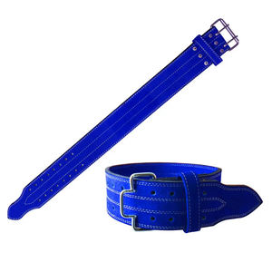 Ceinture de musculation double anse pour adulte en cuir synthétique, soutien dorsal pour l'haltérophilie et le fitness - Product Image 6