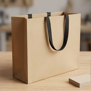 Paper Shopping <b>Bags</b> <b>Medium</b> <b>Size</b> Brown Kraft With Rope Handles Gift Packaging Retail Store Use - Product Image 3