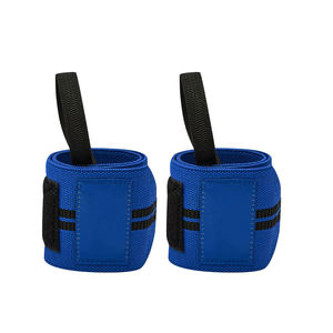Soporte de muñeca largo de algodón para mejorar la eficiencia de levantamiento y un mejor agarre, vendas para levantamiento de pesas - Product Image 1