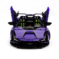 GULY-10635 MOC Blocs de construction en plastique, modèle de voiture de sport, 3654 pièces, alimenté par batterie, jouet d'assemblage DIY, pour les âges de 15 à 35 ans