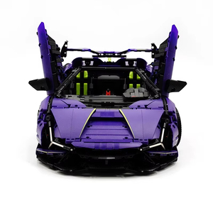 GULY-10635 MOC Blocs de construction en plastique, modèle de voiture de sport, 3654 pièces, alimenté par batterie, jouet d'assemblage DIY, pour les âges de 15 à 35 ans - Product Image 6