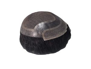 Toupee para Hombre Taz Hair, Peluca de Cabello Humano 100%, Densidad 60%-150%, Cabello Remy Indio, Resistente al Agua, Suave, Ondulado Profundo - Product Image 5