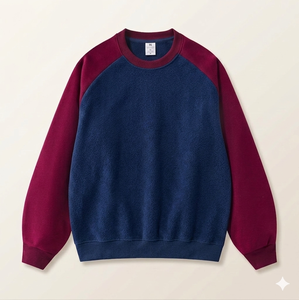 เสื้อสเวตเชิ้ตทรงหลวมไหล่ตก ผ้าฝ้ายฟลีซ สไตล์เทรนดี้ สำหรับผู้ชาย เสื้อสเวตเชิ้ตแบบสปอร์ต - Product Image 5