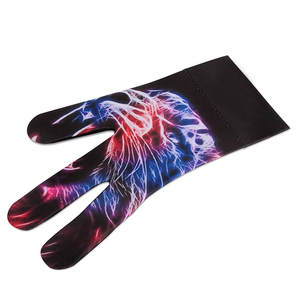 Gants de billard professionnels unisexes respirants en matière douce et très élastique avec sangle de poignet réglable antidérapante pour droitier - Product Image 4