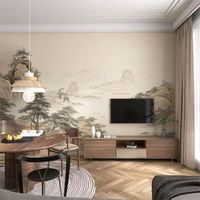 Papier peint mural 3D Art Déco, toile murale esthétique pour salon, chambre à coucher, toile écologique sans couture