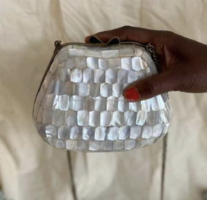 Ladies Fashion Evening <b>Clutch</b> <b>Bag</b> Metal Handmade Zipper Closure Open Design From India - Product Image 6