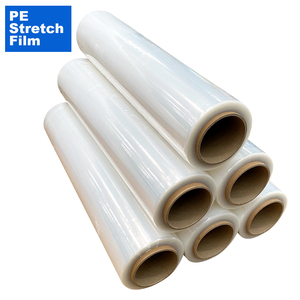Pre-<b>Stretch</b> Cast Soft PE Film Rolls with Extra Cling for Tight Wrapping Stable Pallet Loads Professional Packaging Finish - Product Image 1