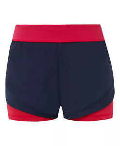 Shorts Deportivos para Mujer, Transpirables, Holgados, Antideslizantes, de Secado Rápido, 2 en 1, para Ejercicio al Aire Libre - Product Image 1