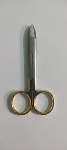 Ciseaux à couronne de qualité supérieure certifiés CE Classe I, avec poignée rembourrée de luxe, couleur argent, instruments chirurgicaux dentaires de qualité médicale - Product Image 5