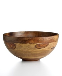 <b>Rustic</b> style wooden serving bowl for <b>dining</b> <b>table</b> use natural <b>wood</b> durable construction perfect for serving meals - Product Image 5