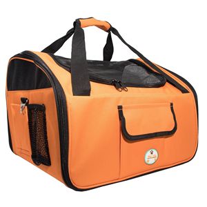 Trasportino per Animali Domestici Ultra Lock Pieghevole e Sicuro per Auto, Design con Struttura in Rete - Product Image 1