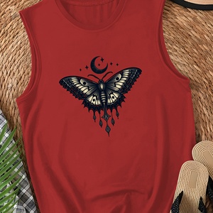 Papillon complexe et lune Gilet décontracté pour femme - Product Image 3