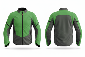 เสื้อแจ็คเก็ตมอเตอร์ไซค์กันลมกันน้ำพิมพ์ลายโลโก้ตามสั่ง พร้อมซิปเต็มตัว ป้องกันทั้งตัว - Product Image 2