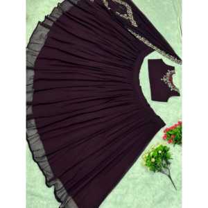 Ensemble de soirée fantaisie Lehenga Choli et Dupatta pour femmes - Product Image 4