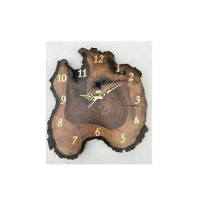Horloge murale contemporaine en résine époxy et bois, idéale pour les cadeaux et la décoration intérieure, finition brillante, pièce de luxe pour restaurants et hôtels - Product Image 3