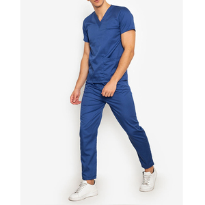 Uniforme Médico, Uniforme de Enfermería para Clínica Dental, Conjuntos de Uniformes Médicos de Manga Corta, Trajes Quirúrgicos para Hombre, Uniforme de Hospital - Product Image 1