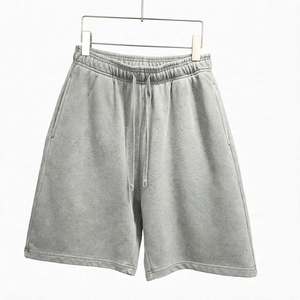 Pantalones Cortos Deportivos Unisex con Logotipo Personalizado, Transpirables, Ecológicos, con Cordón Ajustable, Impresión por Transferencia de Calor, Protección Solar, 420g - Product Image 4