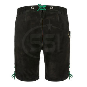 Shorts en Lederhosen pour homme, de qualité supérieure, décontractés, avec fermeture à boutons, vêtements traditionnels bavarois. - Product Image 2