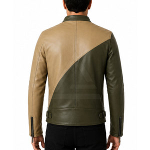 Blouson de motard haut de gamme, conçu avec un tissu de qualité et un style intemporel, idéal pour la conduite à moto, les voyages et le streetwear urbain. - Product Image 4