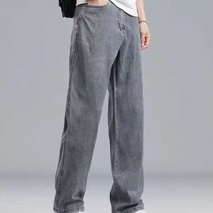 Fabricante de jeans rotos con efecto desgastado personalizados, proveedor de jeans de mezclilla para hombre, ropa urbana, jeans de mezclilla con lavado personalizado OEM. - Product Image 2