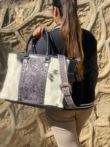 Nouveau sac fourre-tout à franges en cuir de vachette élégant occidental fabriqué à la main à la mode de haute qualité usiné femmes Shopping sacs à main - Product Image 3