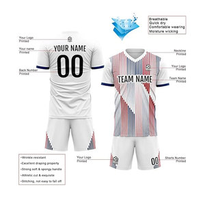 Tissu léger et respirant pour maillot de foot, coupe confortable pour les séances d'entraînement intenses. - Product Image 6