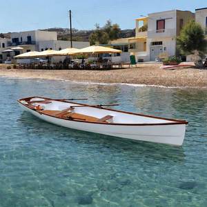 Bote de Remo Clásico Whitehall de 17 pies con Detalles en Teca, para un Aire de Lujo en la Costa, 525Lx136Wx60H cm - Product Image 2