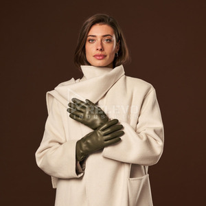 Gants de moto en cuir écologique et durable, en peau de chèvre véritable, respirants, équipement de course pour motards, personnalisation de la marque, prix d'usine, OEM - Product Image 5